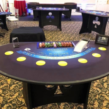 blackjack table