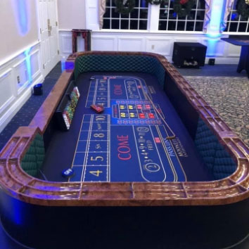 Craps table